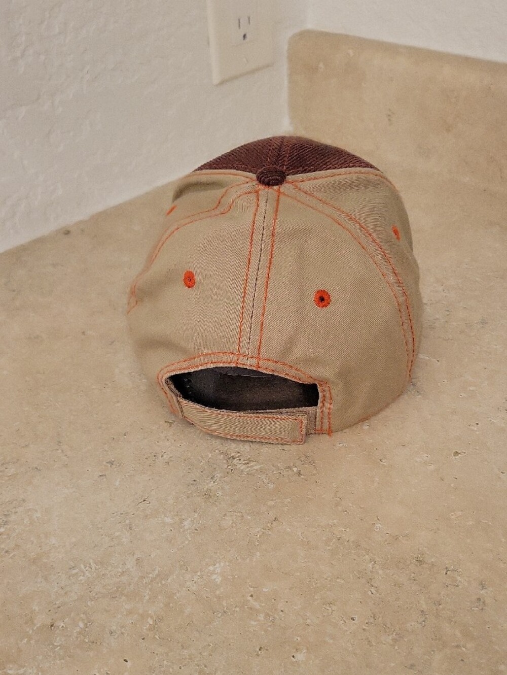 RAINFOREST Brown and Tan Jungle Trooper Embroidered Trucker Hat - Picture 4 of 6